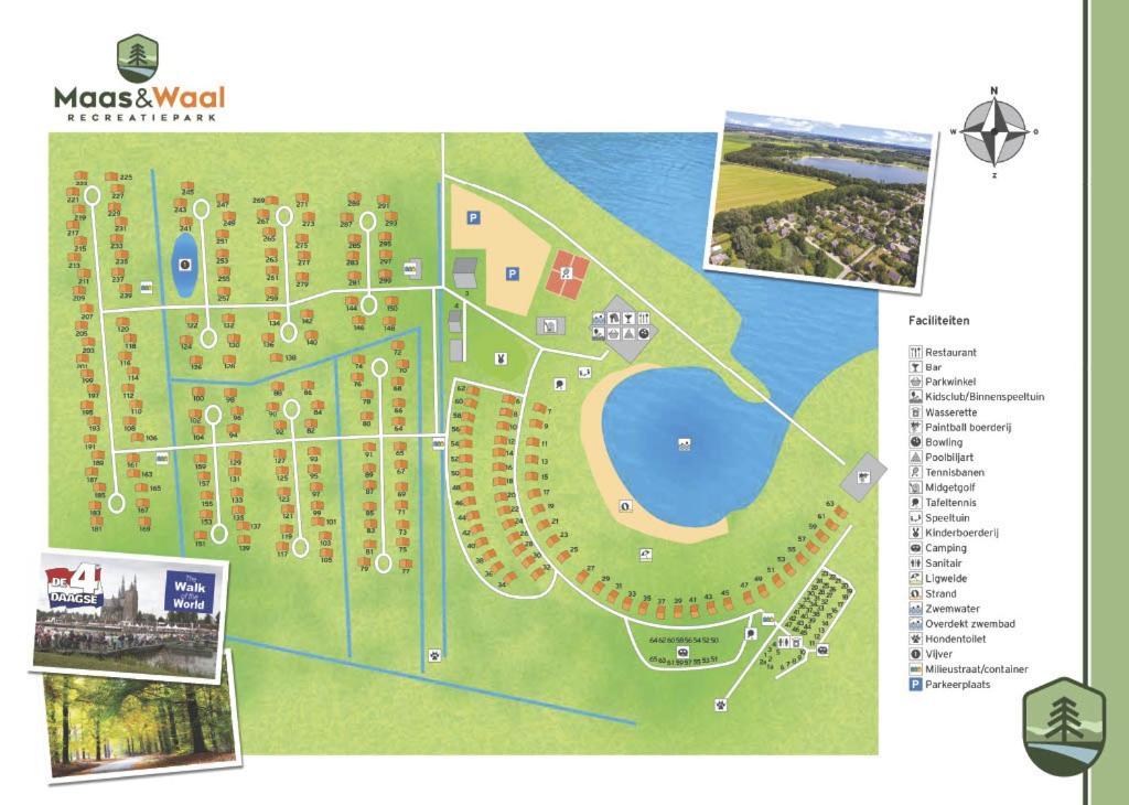 Recreatiewoning Maas En Waal 72 Villa Ewijk Exterior photo